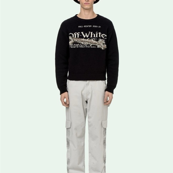 Off-White Black Pascal Tool Knitwear Sweater Sz. S​​​​ - Picture 1 of 6